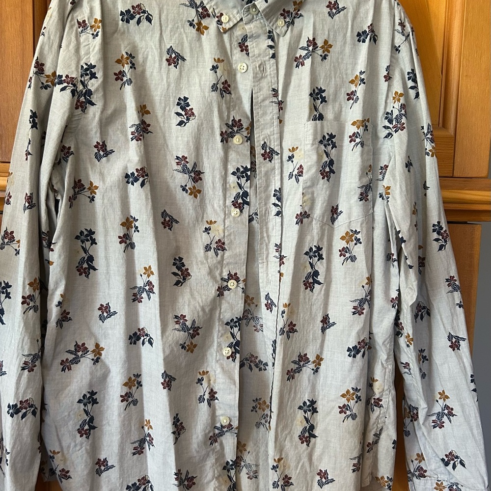 Banana Republic Multicolor Floral Shirt